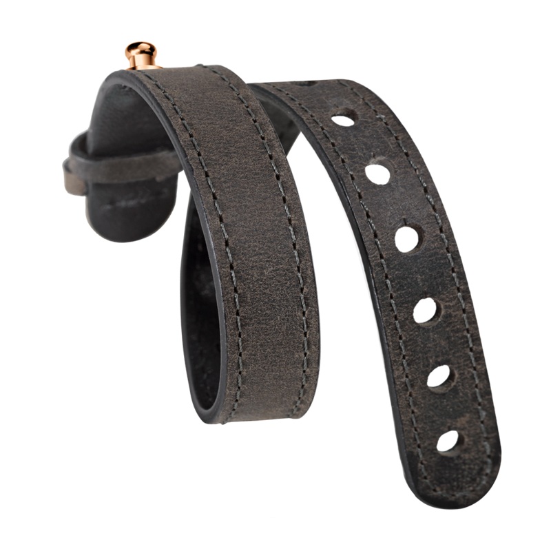 XL Grey Calf Assolutamente Strap - For Rose Gold Icon - Model 10-CAGRSTXLRG