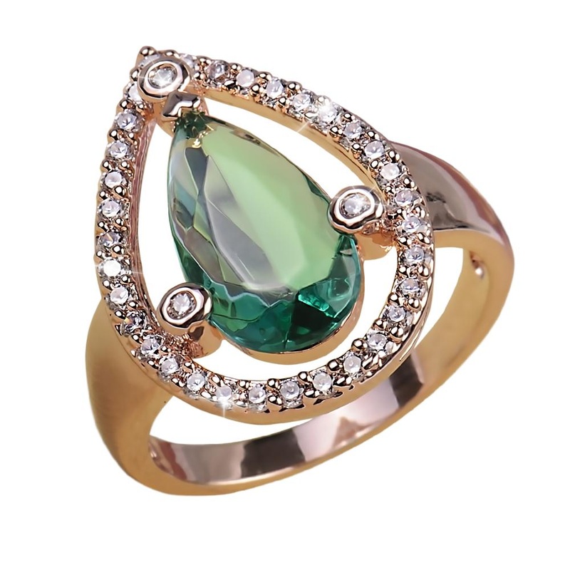 Peardrop Ring 6