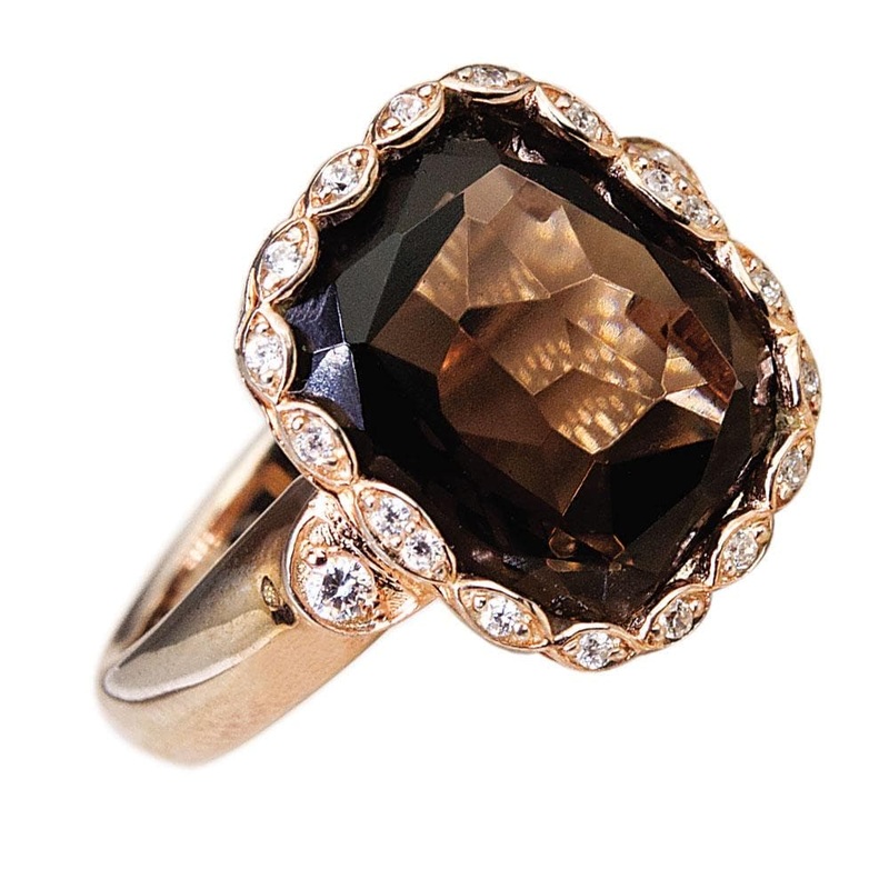 Athena Smokey Quartz Ring 9