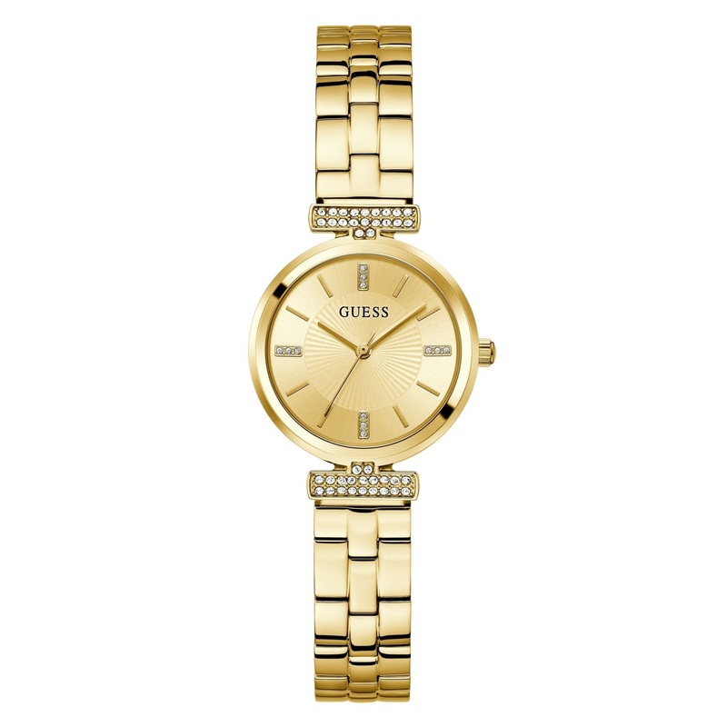 Ladies Array Gold Tone Recycled Steel Watch GW0762L2