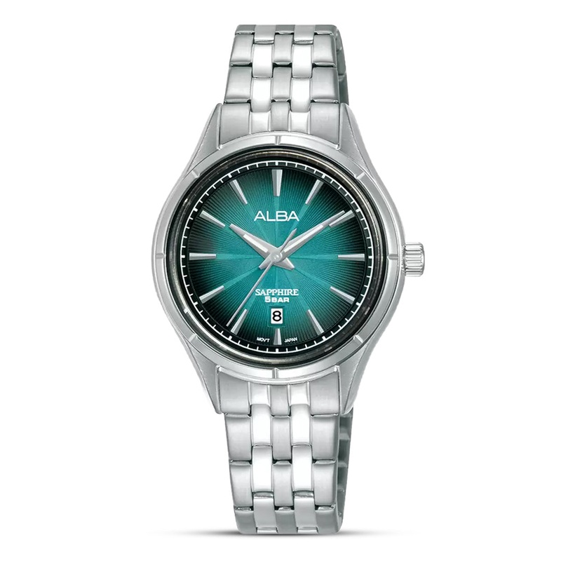 Alba Fashion Turquoise Gradation Dial Ladies Watch | AH7CY9X