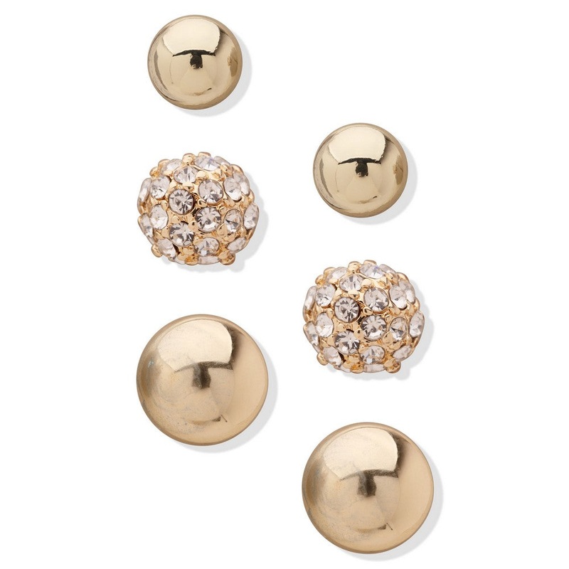 Anne Klein Jewelry 60561289 PIERCED EARRING Gold TITANIUM PIERCED EARRING