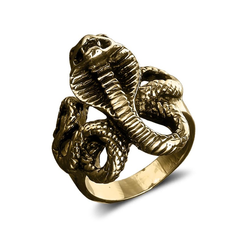 Venom Men's Gold Ring 9