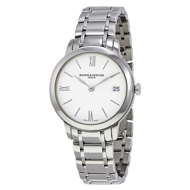 Baume and Mercier Classima White Dial Ladies Watch M0A 10335