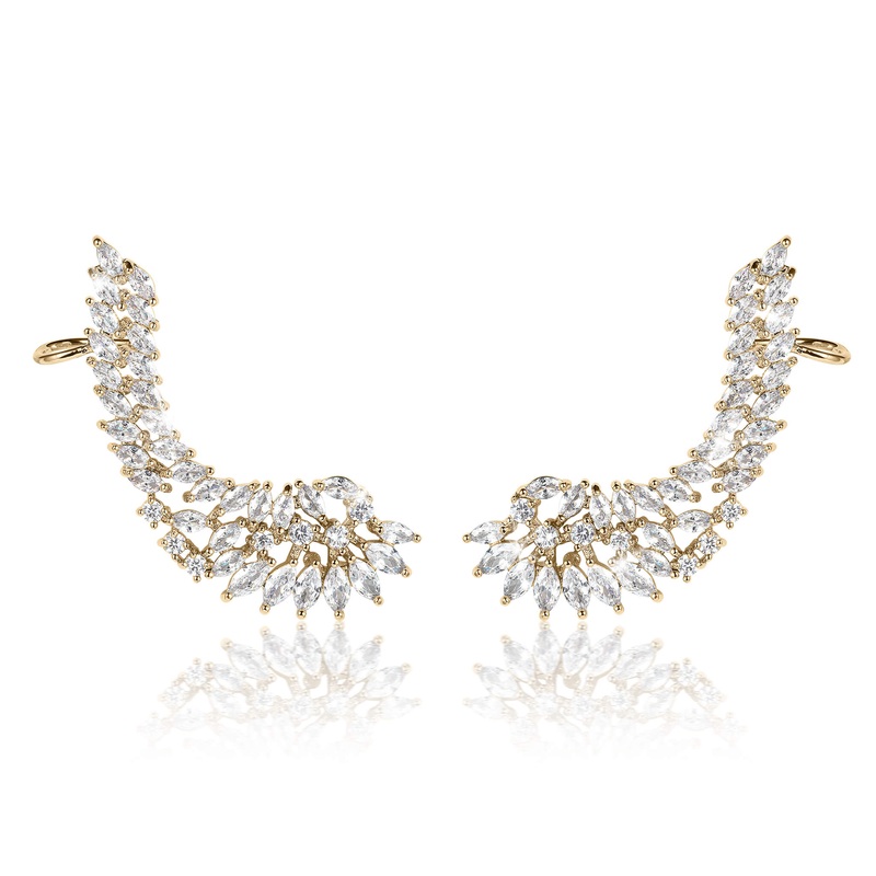 Celestial Horizon Climber Earrings