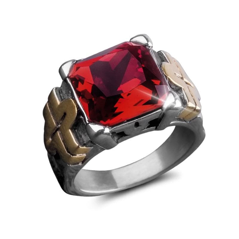 Fiesta Red Men's Ring 13