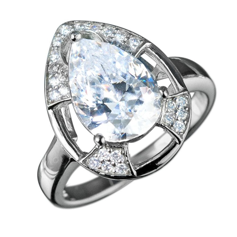 Mandalay Pear Ring 5