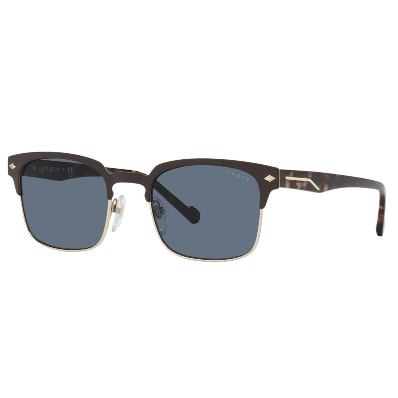 Vogue 0VO4194S 280S80 52 (VO4) Men's Brown Matte/Gold Sunglasses