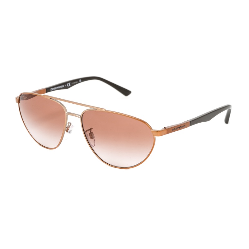 Emporio Armani Men's Sunglasses Flat Top Rose Gold EA2125300413