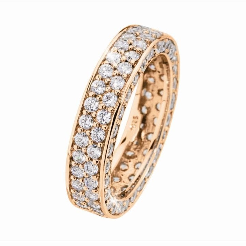 Rose Gold Florence Eternity Ring 5