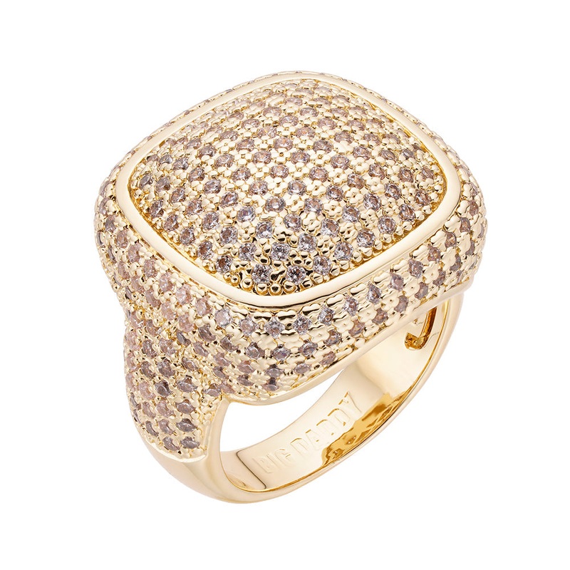 Big Daddy Clustered Diamond Ring 8