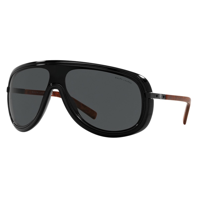 Ralph Lauren Men's Sunglasses Shield Black RL7069 900387