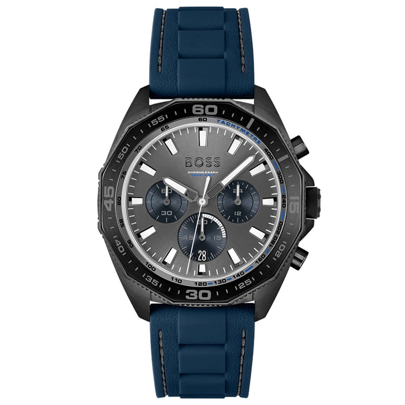 BOSS Chronograph Quartz Blue Silicone Men's Watch | HB1513972