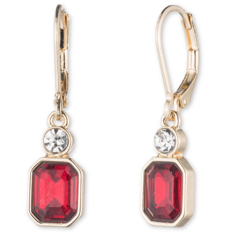 ANNE KLEIN 01G00986PE Siam/Crystal Siam/Crystal Gold, Crystal Earrings