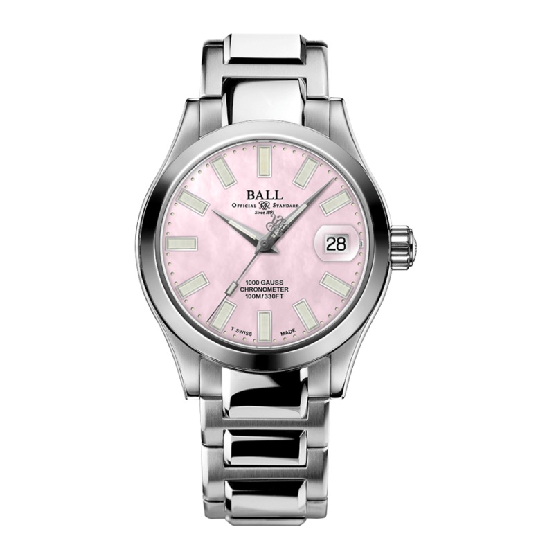 Ball Ladies Watch Engineer III Marvelight Chronometer Pink NL9616C-S1C-PK