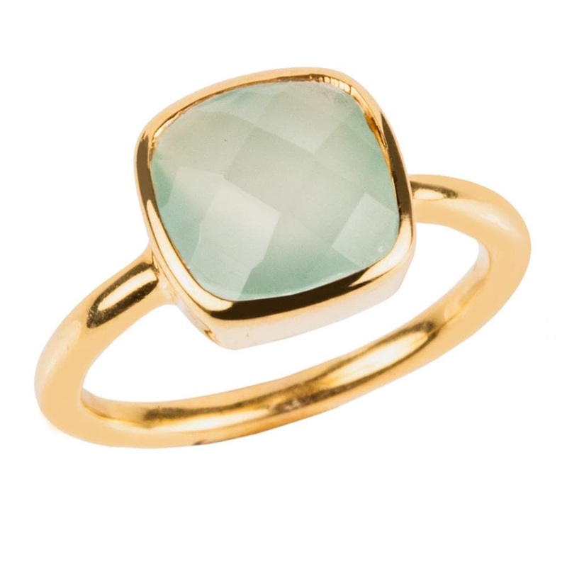 Dream Gems Ring Green Quartz 6