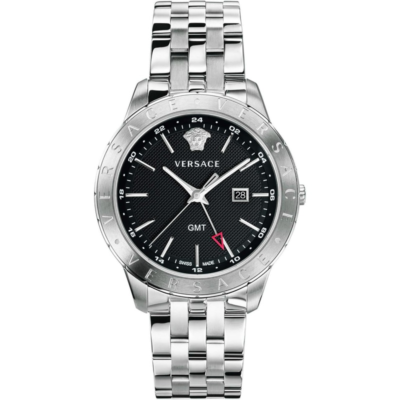 Versace Men's Watch Univers GMT Black Bracelet VEBK00418