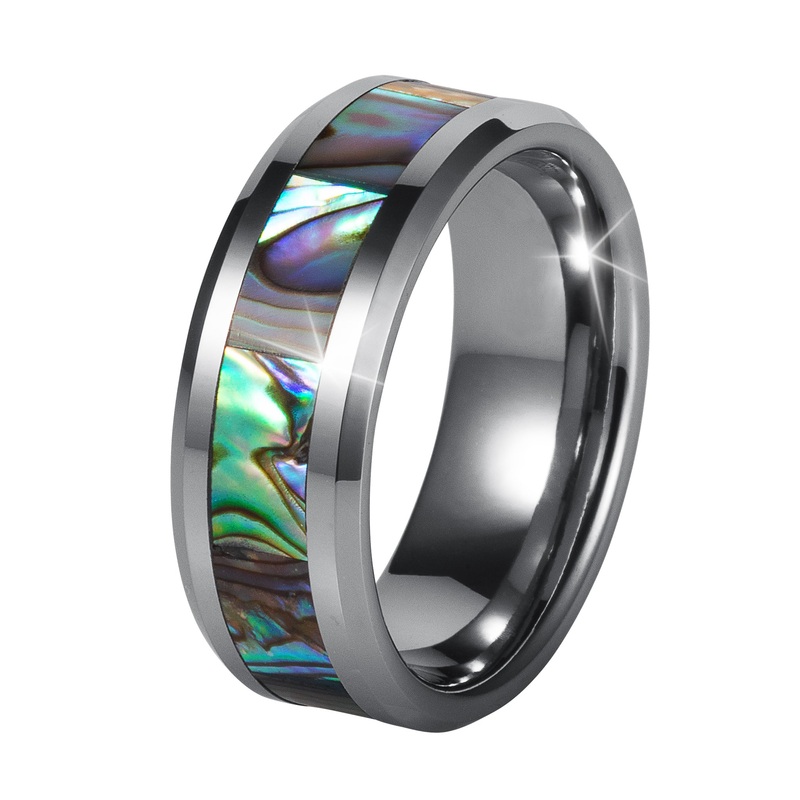Tungsten Tide Men's Ring 9