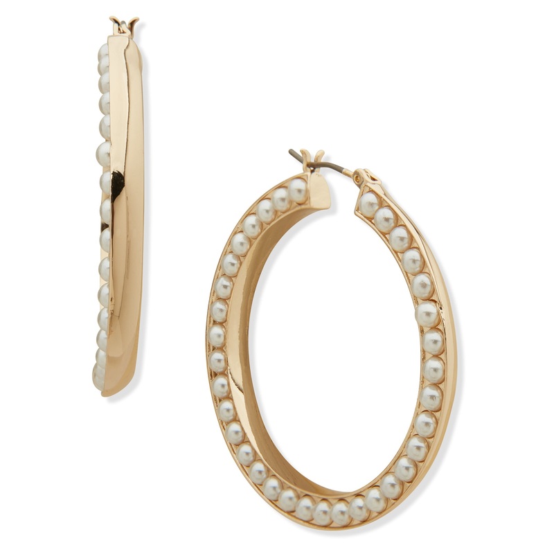 Anne Klein 01G01136 Earring Gold Brass, Steel Earring