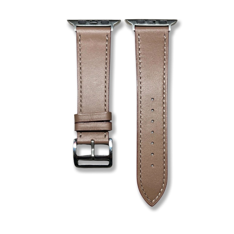 CAVERN 22MM Brown Leather Strap for Smartwatch| Time Access