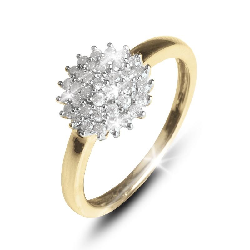 Classico Diamond Cluster Ring 5