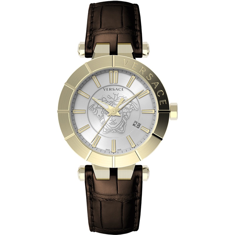 Versace Men's Watch V-Race 43mm White Gold VE2B00321