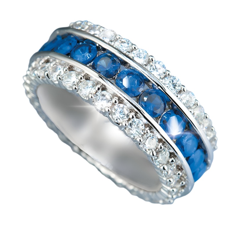 Azure Eternity Ring 5