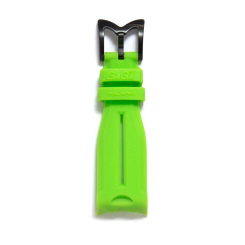 Gag Milano Manuale 48mm Silicone Green Watch Strap