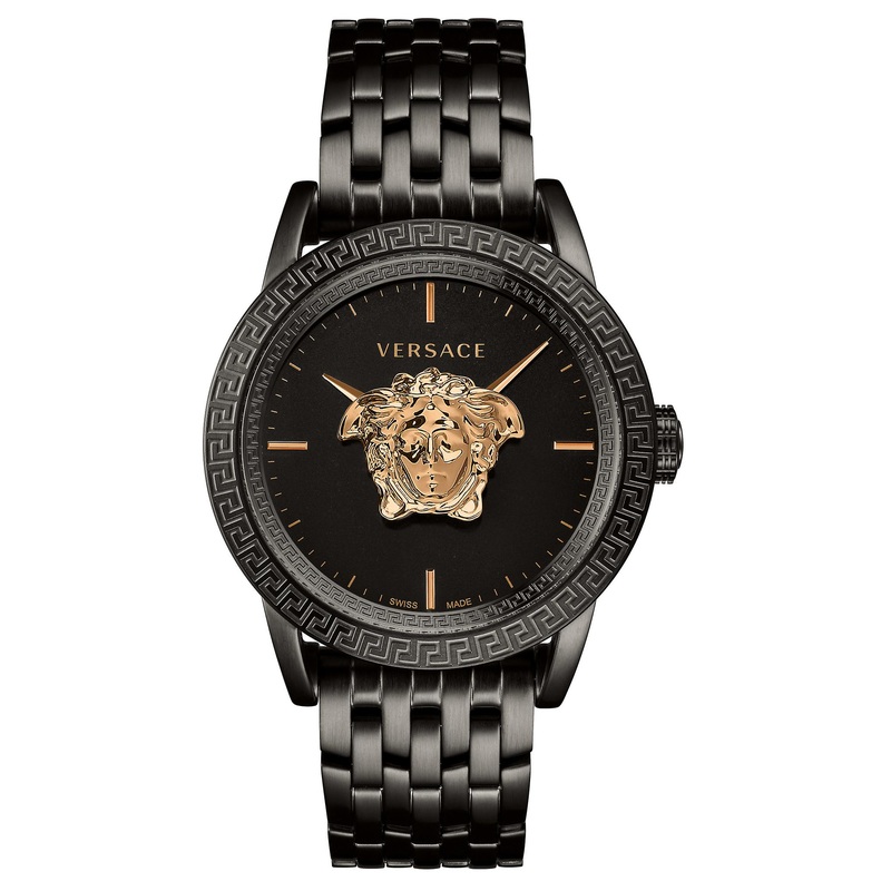 Versace Black Stainless Steel Men's Watch VERD00518