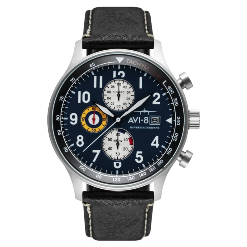 AVI-8  Hawker Hurricane Chronograph Men's Blue Midnight Watch AV-4011-0I