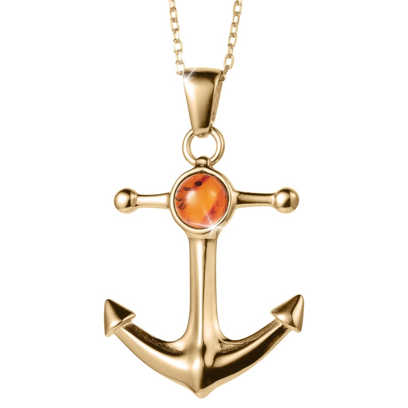 Maritime Amber Pendant
