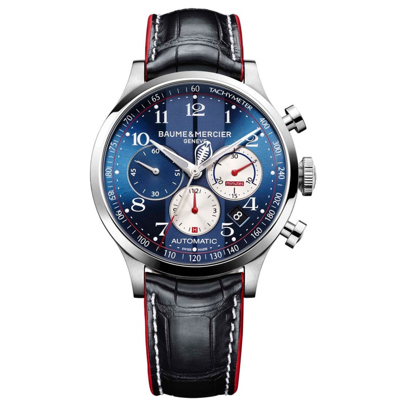 Baume et Mercier Capeland Blue Dial Chronograph Automatic Men's Watch MOA10232