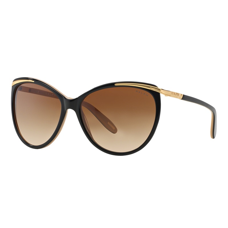Ralph by Ralph Lauren 0RA5150 109013 59 (RL21) Women's Black Nude Sunglasses