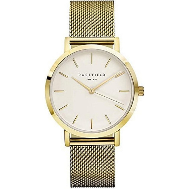 ROSEFIELD MWG-M41 The Mercer White Gold Women's Watch 38 White Stainless Steel