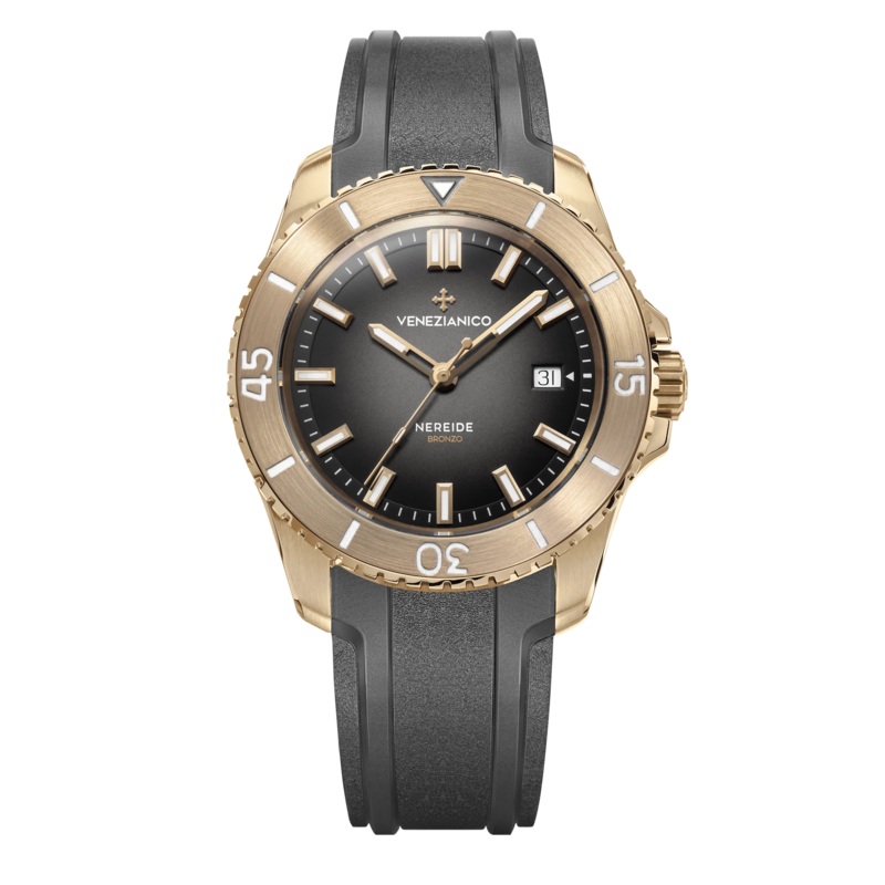 Venezianico Nereide Bronzo Men's Gold Grey Watch 4521555