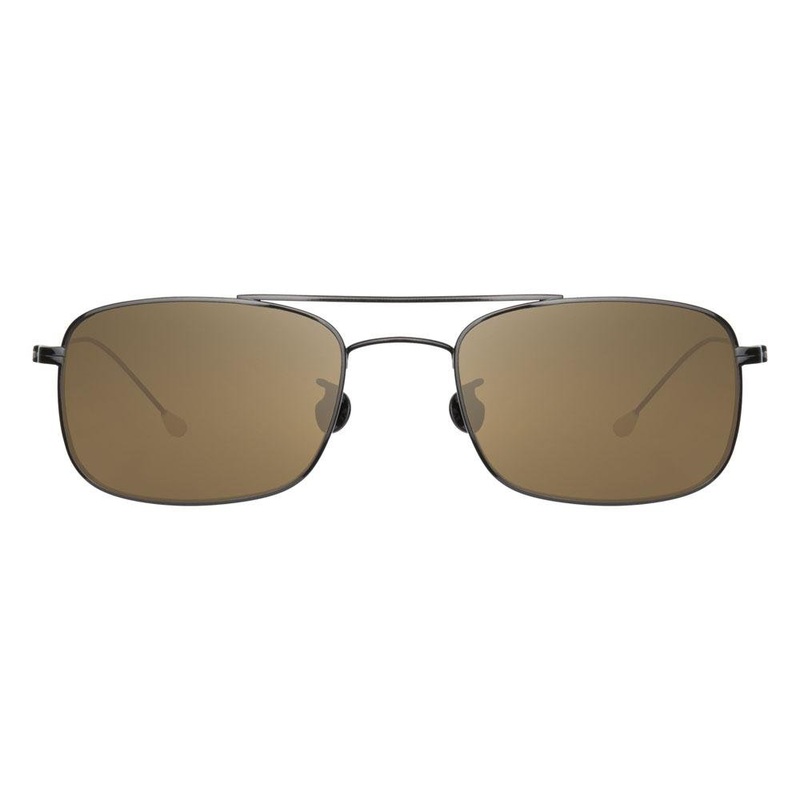 Ann Demeulemeester Men's Sunglasses Black Titanium and Bronze AD46C4SUN