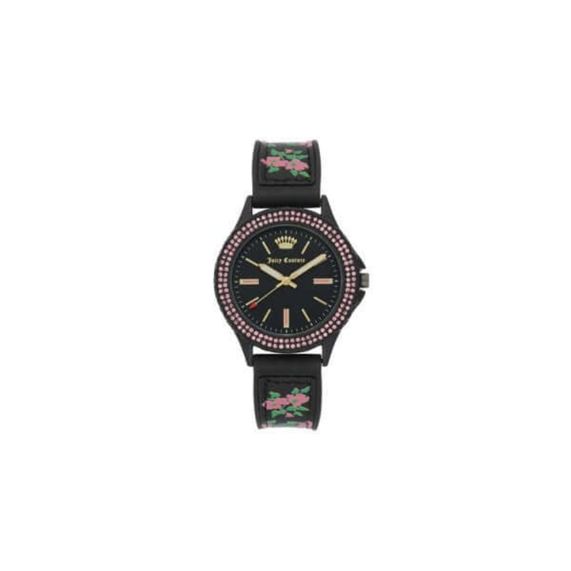 Juicy Couture Women's Watch JC/1112PKFL - Pink Floral Touch 34 Pink Stainless Steel
