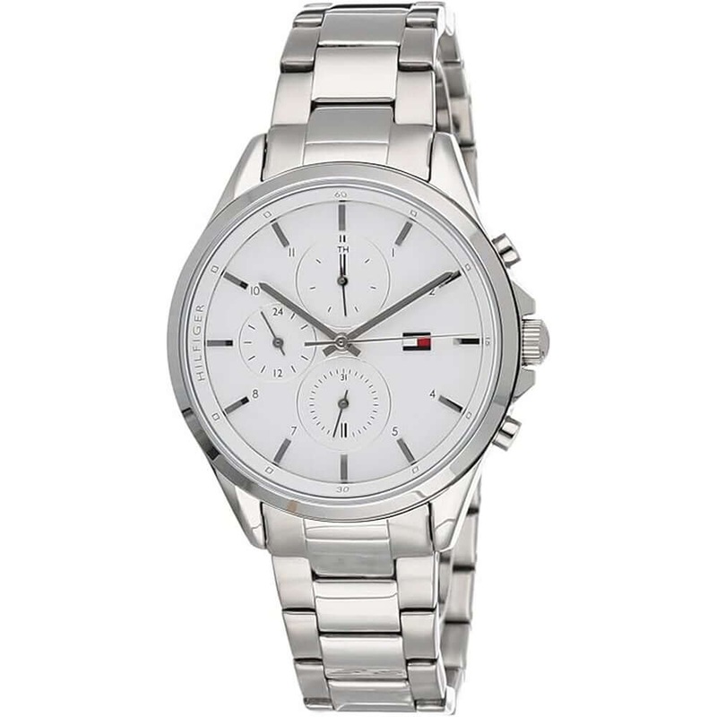 Tommy Hilfiger 1782435 Analogue Multifunction Quartz Women Watch 38 White Stainless Steel