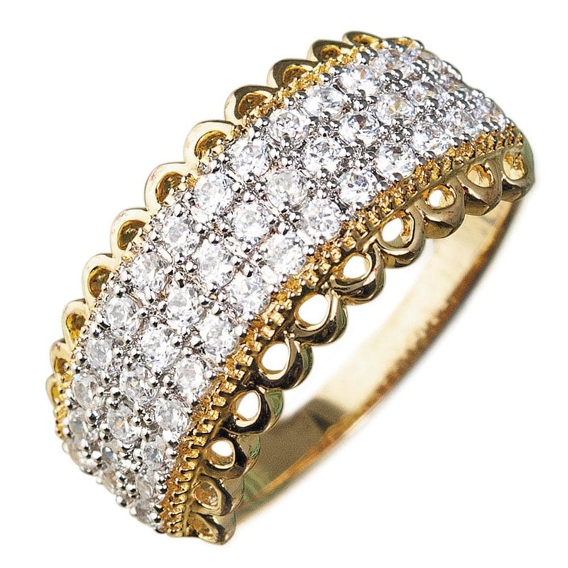 Golden Lace Ring 5